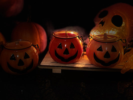 Autumn Alchemy Jack-O-Lantern Fall Candle Collection Trio