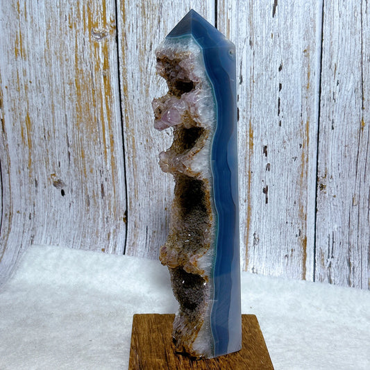 Healing Natural Crystal Amethyst Rutile Druzy Agate Big Tower High Quality Gemstones Reiki Mineral Energy Home Decorations Gift